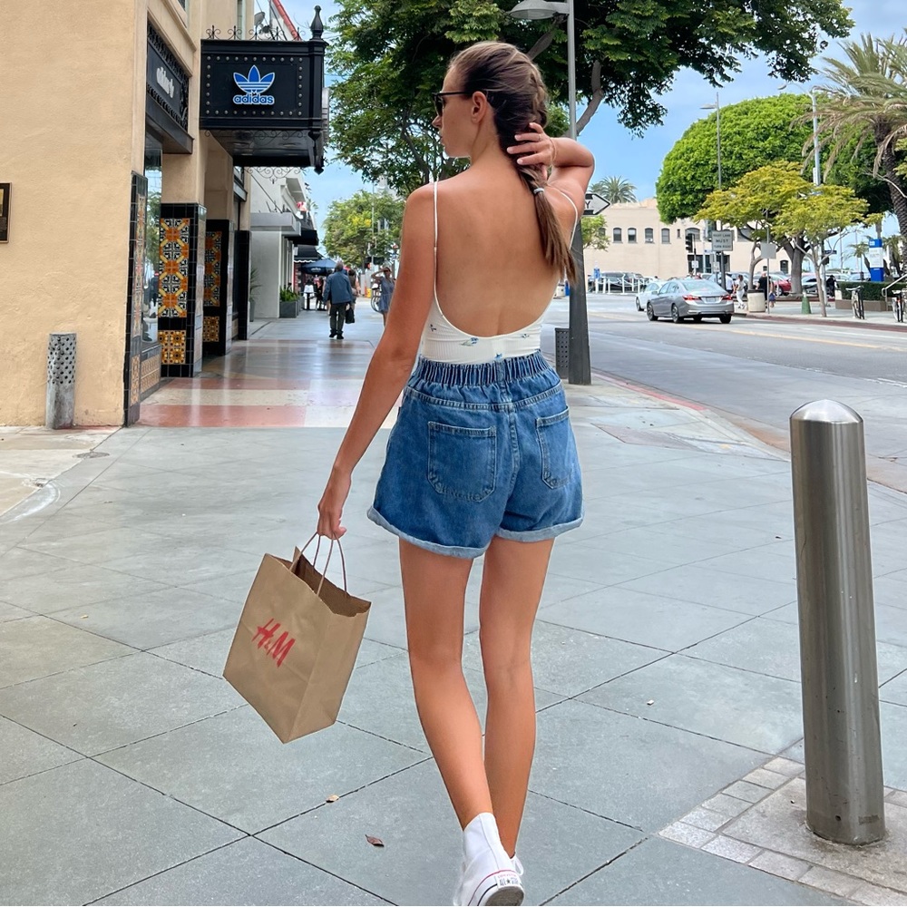 🌿 5/$15 SHEIN women’s denim high rise shorts